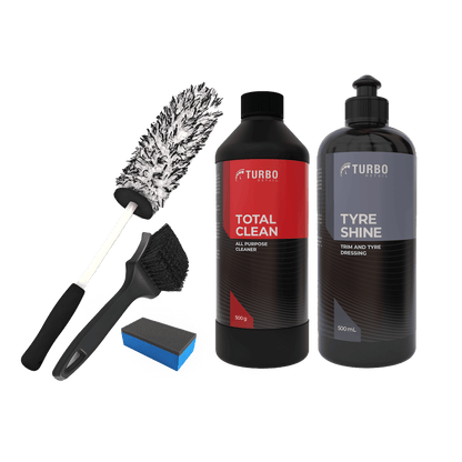 WHEEL CLEAN PACK, Pachet curatare si intretinere jante si cauciuc auto, Turbo Detail