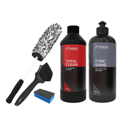 WHEEL CLEAN PACK, Pachet curatare si intretinere jante si cauciuc auto, Turbo Detail